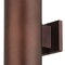 Vaxcel Chiasso Aluminum 2 Light Bronze Cylinder Outdoor Wall Lantern Clear Glass CO-OWB052BZ - alternate 7
